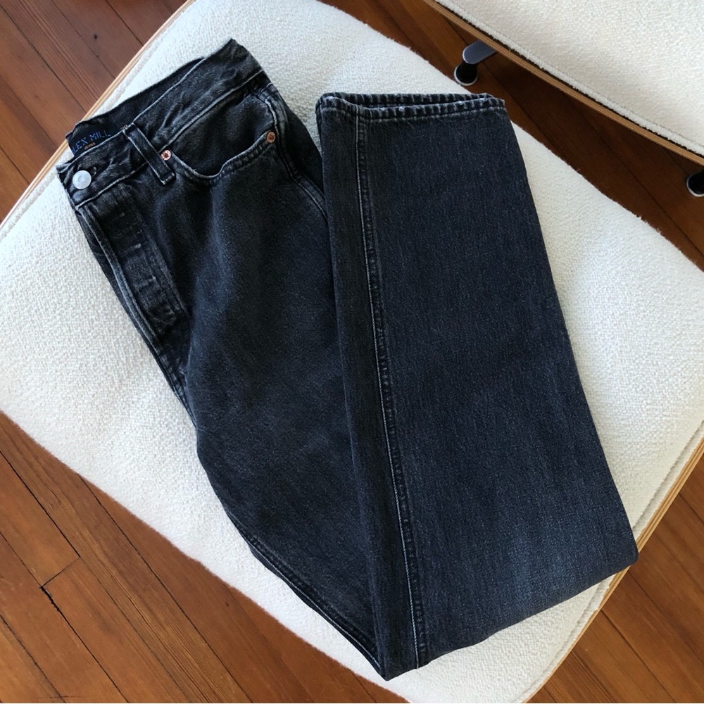 alex mill - the carla high rise straight jeans - Picture 5 of 9